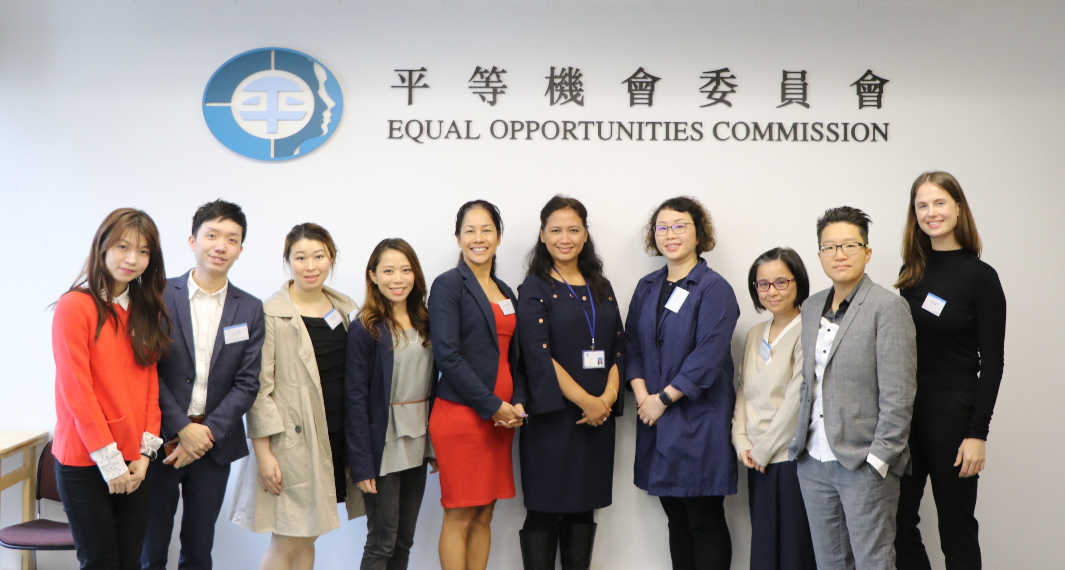 Devi NOVIANTI, Equal Opportunities Officer of the EOC joined the participants for a group photo