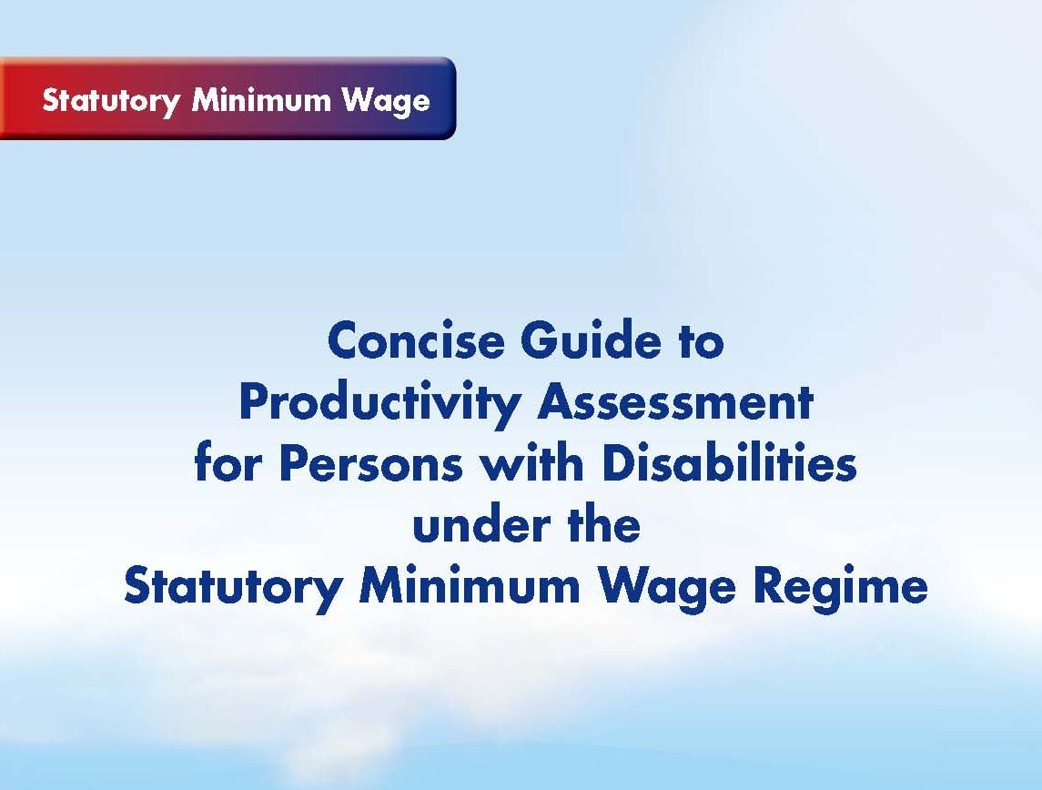 Concise Guide to Productivity Assessment for Persons with Disabilities under the Statutory Minimum Wage Regime