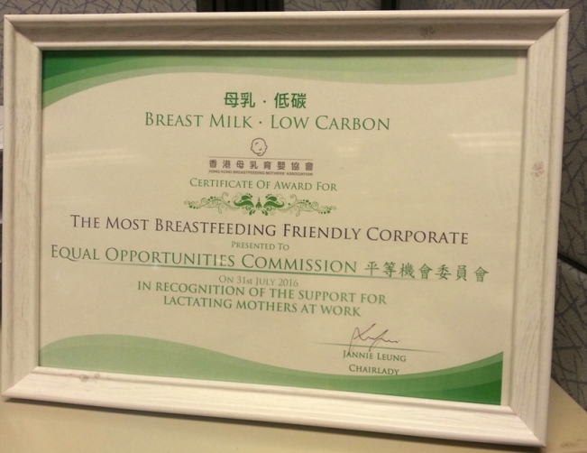 “My Favourite Breast Milk Collection Room” Contest – The Most Friendly Breastfeeding Corporate Award