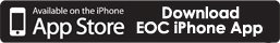 Available on the iPhone App Store, Download EOC iPhone App