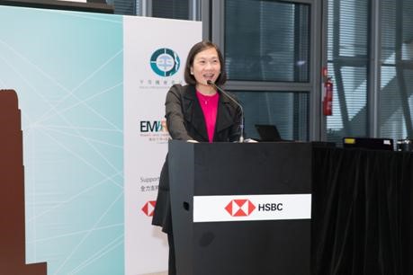 Helen Wong, Group General Manager and CEO for Greater China, HSBC giving the closing remarks.